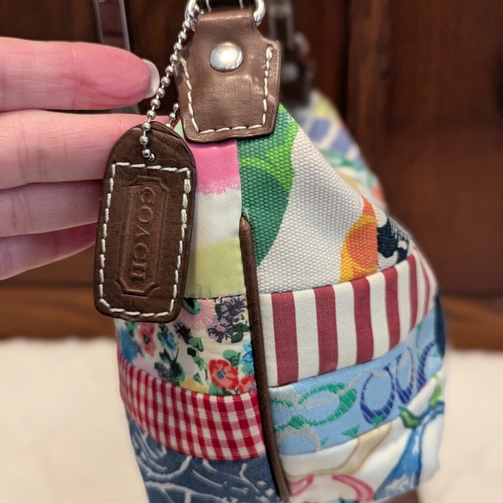 Vintage Coach Patchwork Mini Bag - image 5